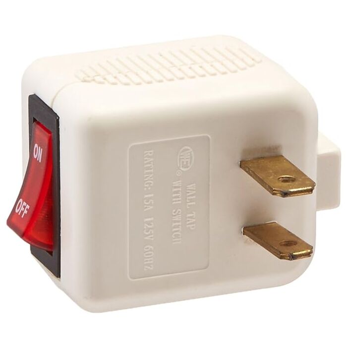Pass & Seymour PLUG IN CORD SWITCH WH