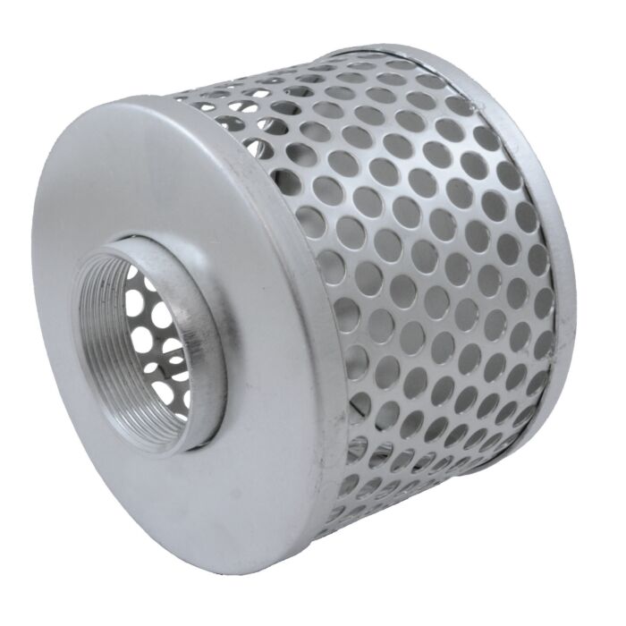 Jason Megadyne 2 in NPSM Connection Type Steel Round Hole Suction Strainer