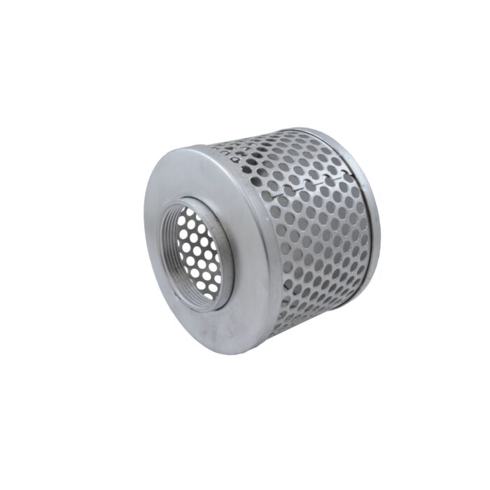 Jason Megadyne 3 in NPSM Connection Type Steel Round Hole Suction Strainer