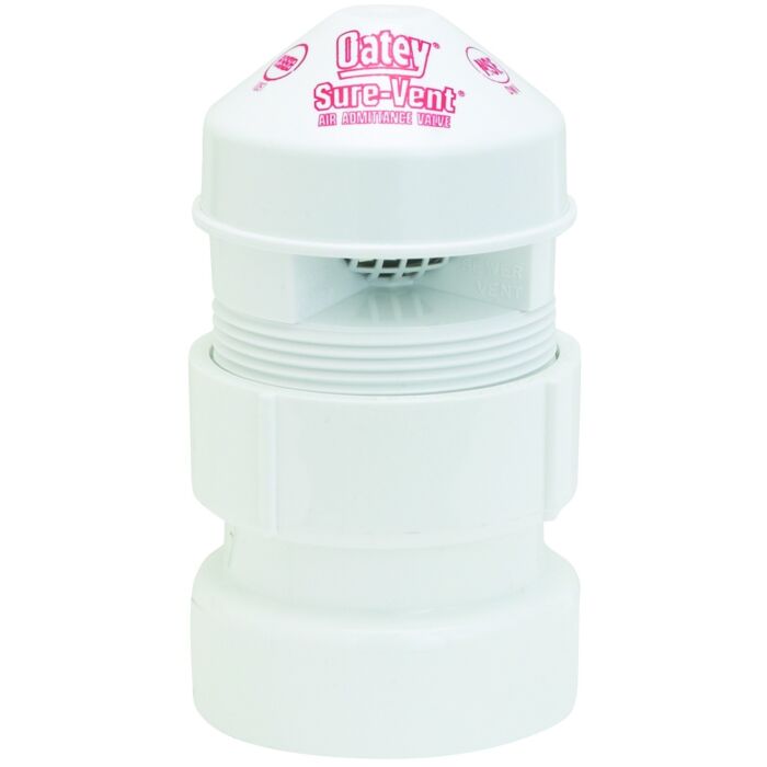OATEY Oatey® Sure-Vent® 1.5 in. – 2 in. 160 Branch, 24 Stack DFU Air Admittance Valve with PVC Schedule 40 adapter