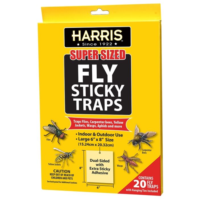Harris Super Sized Series LFT20 Fly Sticky Trap, Glue Trap