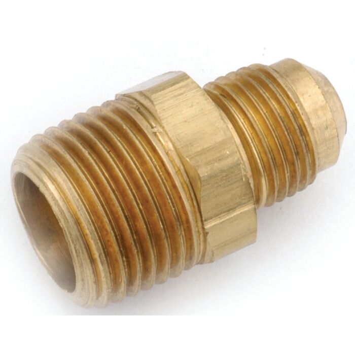 Anderson Metals 754048-0604 Connector, 3/8 x 1/4 in, Flare x MPT, Brass