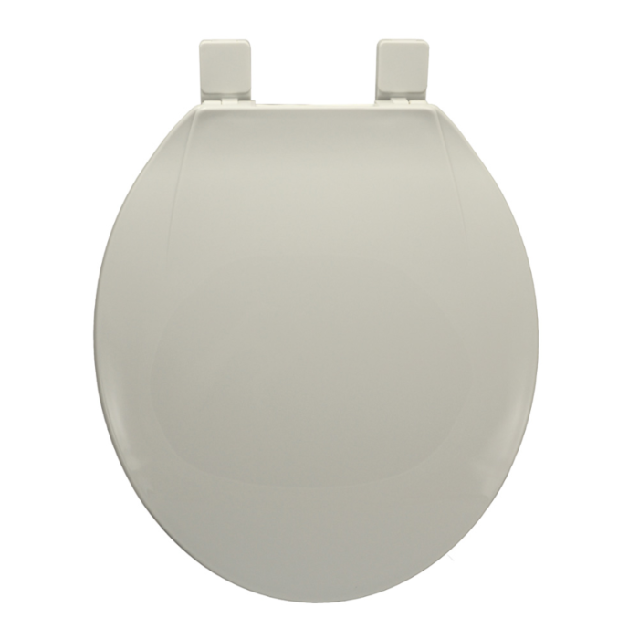 Jones Stephens Standard Plastic Seat Closed Front with Cover (White)