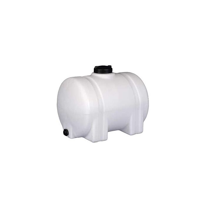 Norwesco 35 Gallon Polyethylene White Horizontal Leg Tank