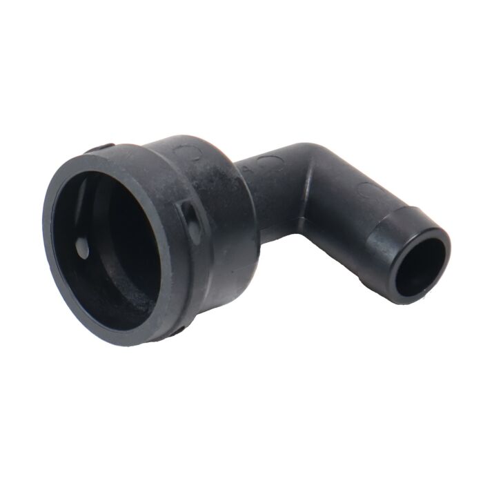 TeeJet 90 deg 3/4 in Hose Barb Quick Connect Fitting