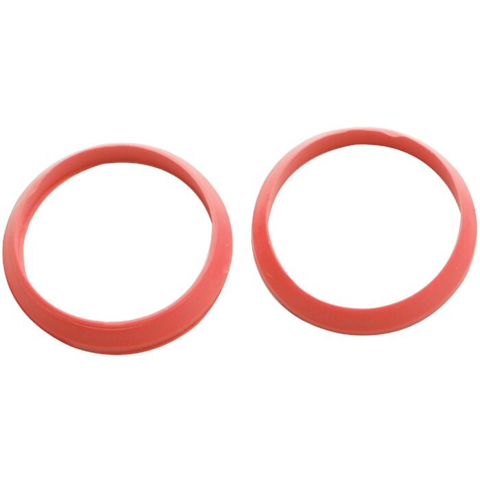 Do it Best 1-1/4 In. x 1-1/4 In. Black Rubber Slip Joint Washer (2-Pack)