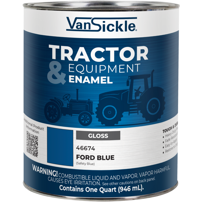 Van Sickle Tractor & Equipment Enamel Gloss Ford Blue Quart