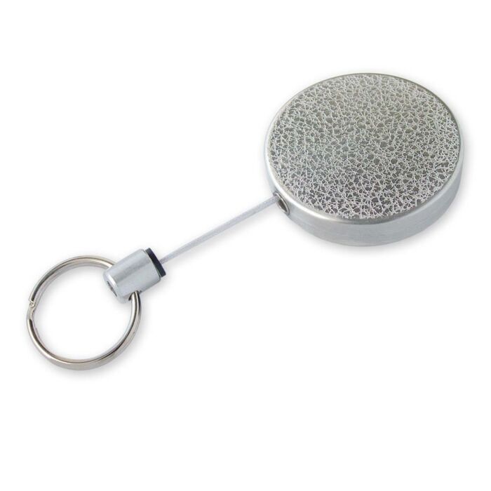 Lucky Line® Steel Stainless Steel Retractable Key Reel
