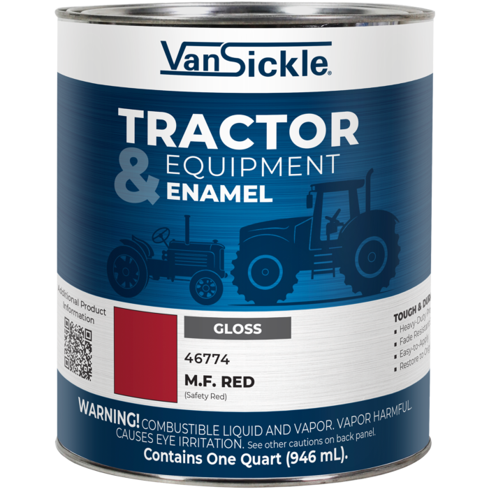 Van Sickle Tractor & Equipment Enamel Gloss M.F. Red Quart