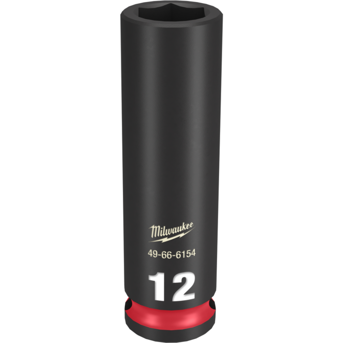 Milwaukee SHOCKWAVE™ Impact Duty 3/8" Drive 12MM Deep 6 Point Socket