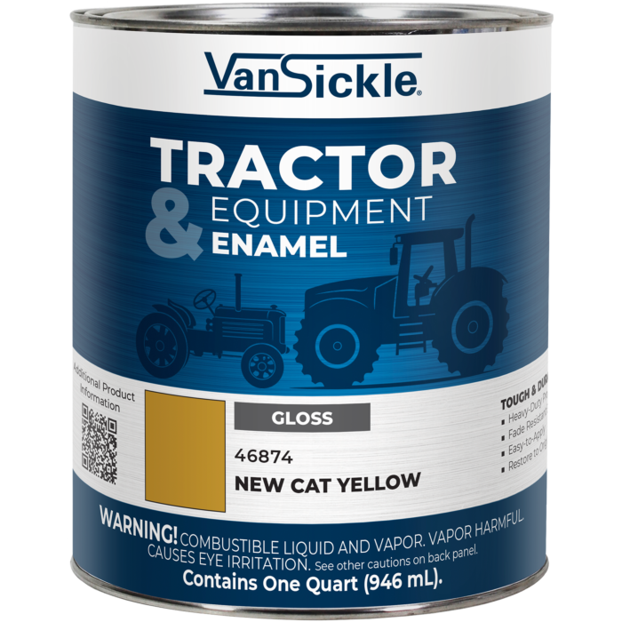 Van Sickle Tractor & Equipment Enamel Gloss New Cat Yellow Quart