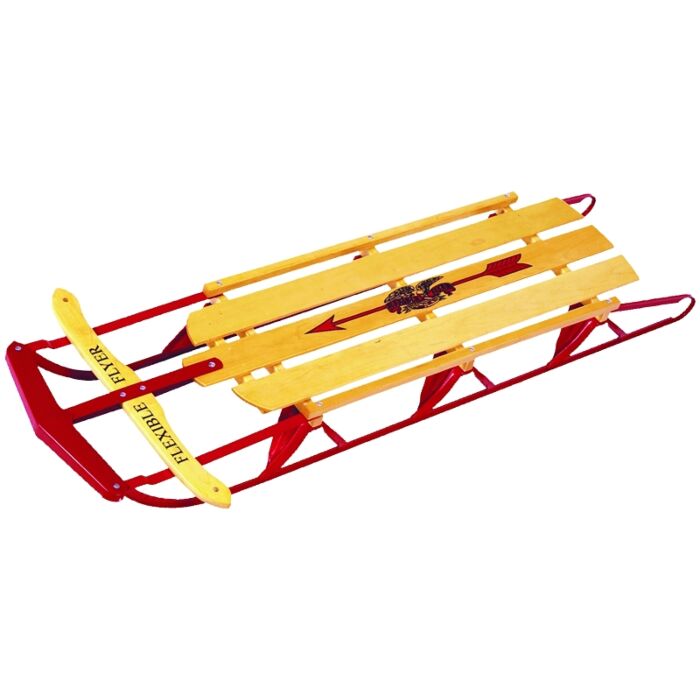 Paricon Steel Flyer Snow Sled (Red)