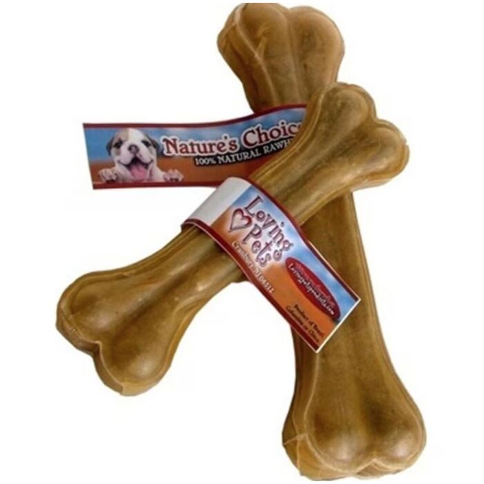 Pressed Rawhide Bone 8in