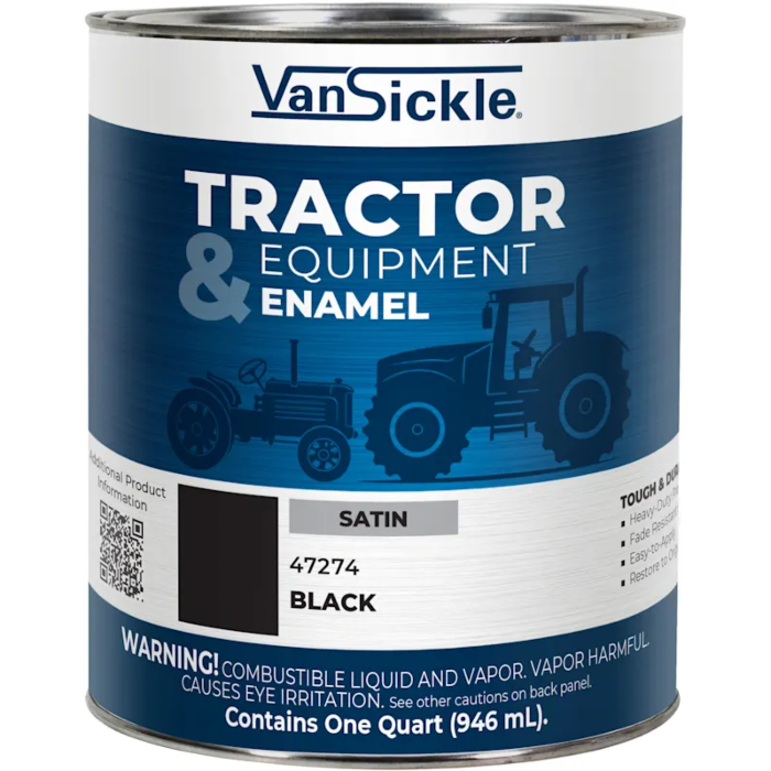 Van Sickle Tractor & Equipment Enamel (Satin - Black) 1 qt