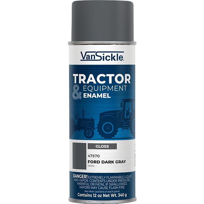 Van Sickle Tractor & Equipment Enamel Spray (Gloss - Ford Dark Gray) 12 oz