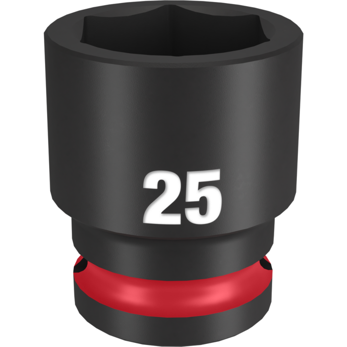 Milwaukee SHOCKWAVE™ Impact Duty 1/2" Drive 25mm Standard 6 Point Socket