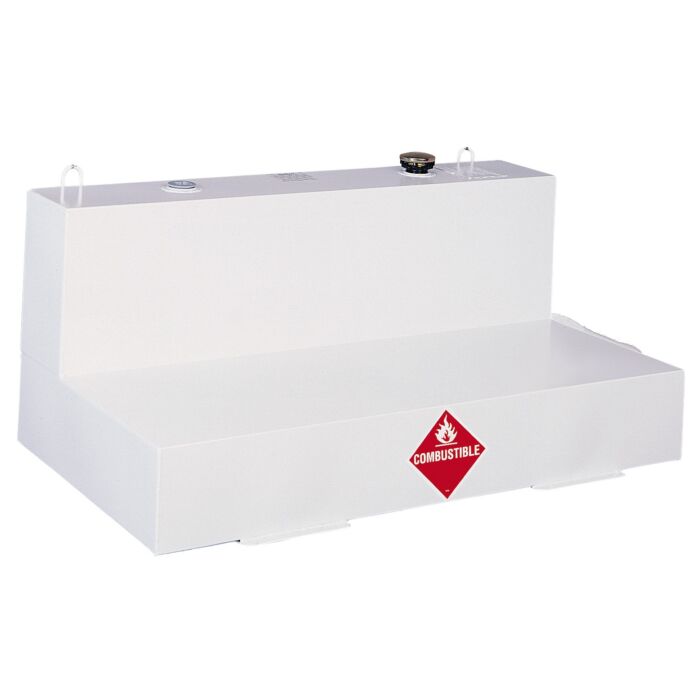 Jobox 103 Gallon L-Shaped Steel Transfer Tank, White
