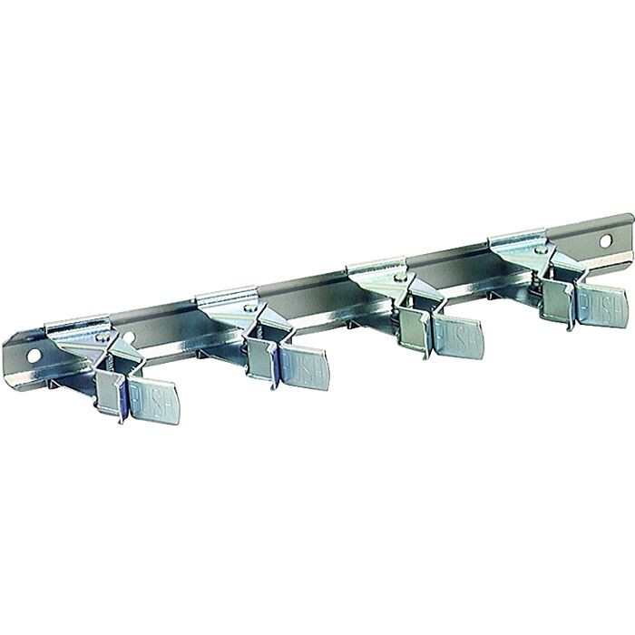 Crawford SG4 Tool Storage Clip Bar, 4-Compartment, Steel