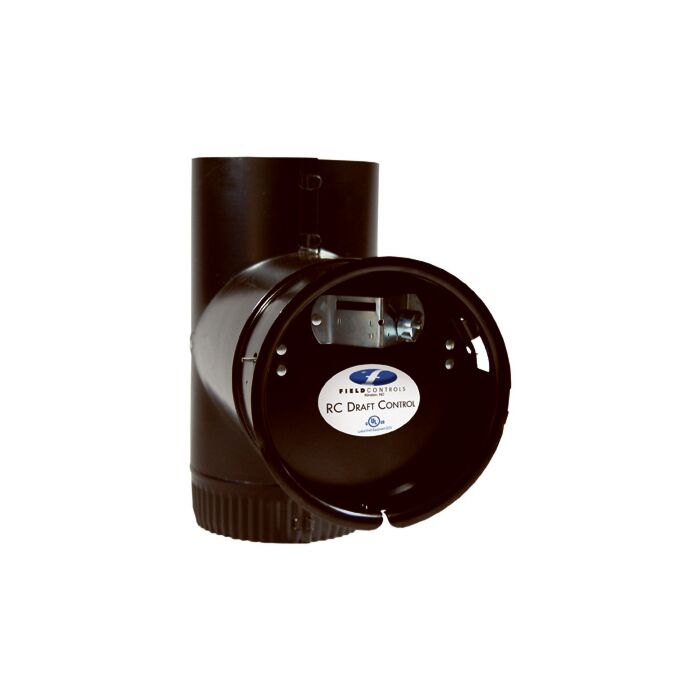 Selkirk 8 in Black Stove Draft Control