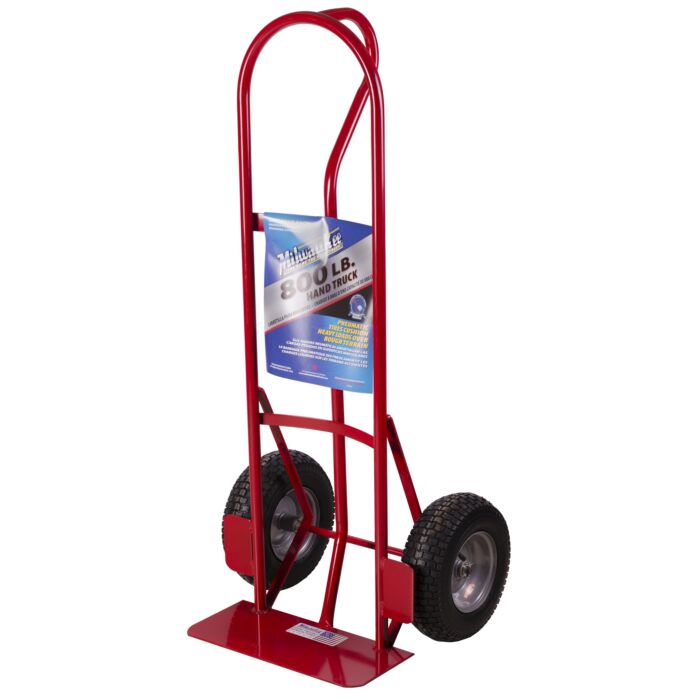 Milwaukee Hand Trucks 800 lb Red 12 in Dia x 23 in W Hand Truck