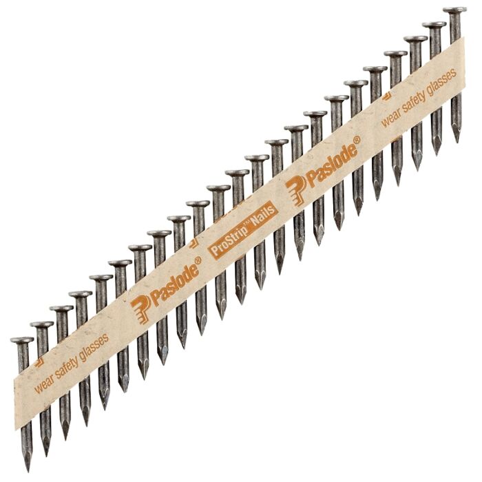 Paslode 650025 Connector Nail, 1-1/2 in L, Metal, Bright, Round Head, Smooth Shank