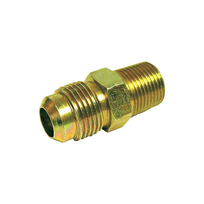 JMF Company 3/8 x 1/8 in Flare x Male Brass Adapter