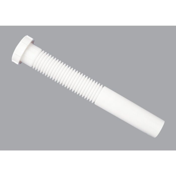Do it Best 1-1/4 In. x 9 In. White Plastic Extension Tube