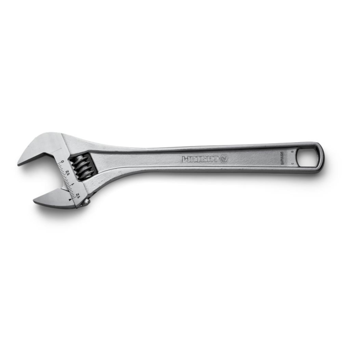 Wright Tool Adjustable Wrench Maximum Capacity 2-1/8" Chrome - 18"