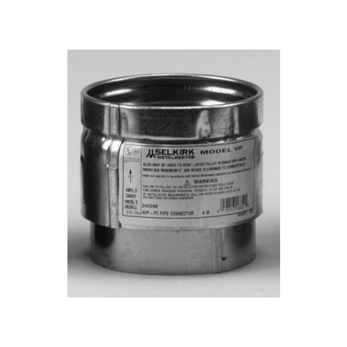 SELKIRK 4 in Pellet Stove Pipe Pellet Pipe Connector