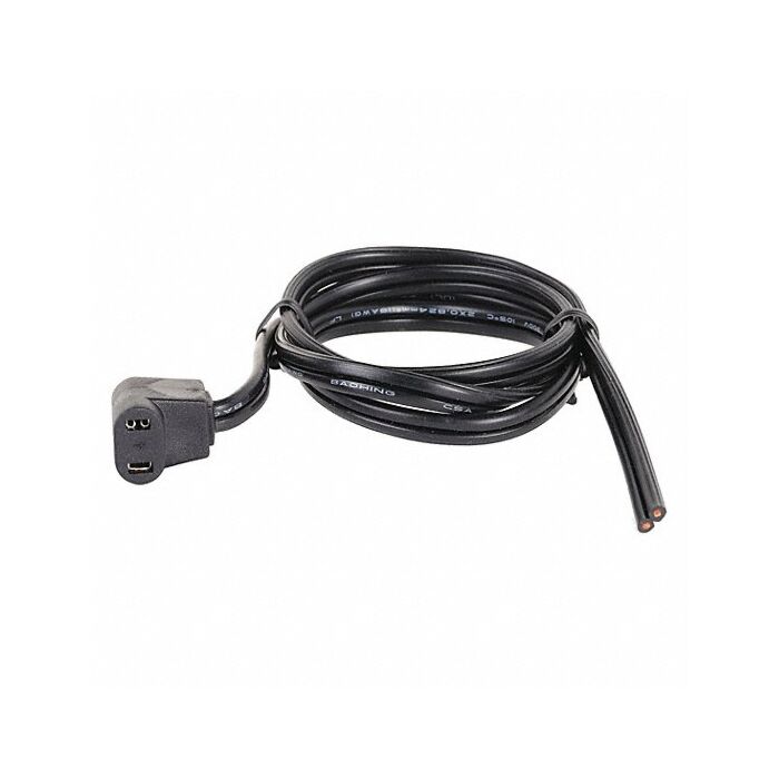 115/230 V Molded Plastic Black Cord Set