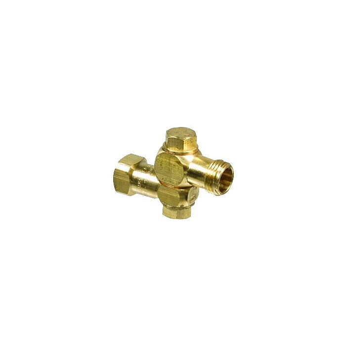 TeeJet 1/4" Female NPT Single Swivel Brass Nozzle Body