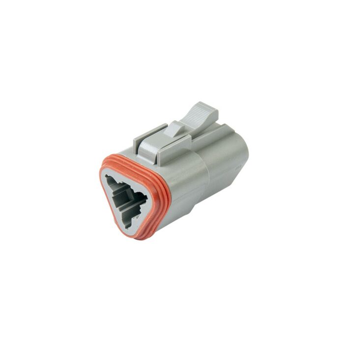 DC DT 13 A 3-Way 3-Prong Deutsch Male Plug