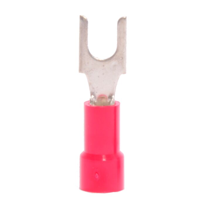 22-18 Vinyl-Insulated Red Block Spade (10pk) #6