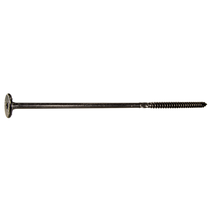 Midwest Fastener 3/8" x 10" Flat Head, Structural Screw, XL1500 Coating, Black (Bulk Box 25 pc)