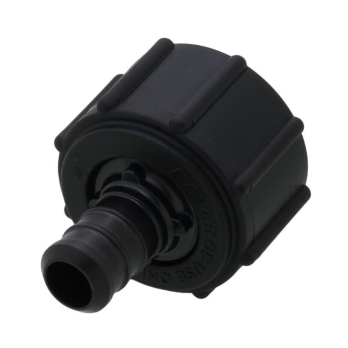 Manablock Poly Port Adptr 1/2"