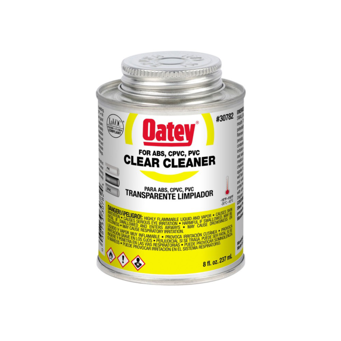 Oatey ® 8 oz. Clear Cleaner