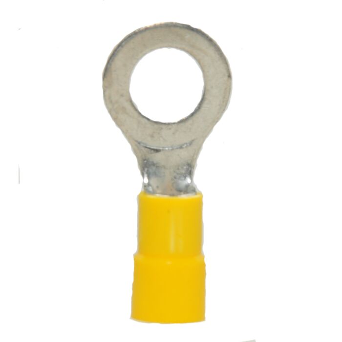 12-10 Vinyl-Insulated Yellow Ring Terminal (50pk) 5/16 in.