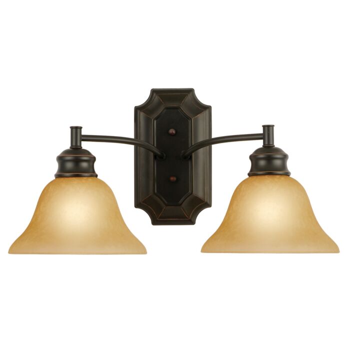 Design House Bristol 2 Lt Wall Mount ORB