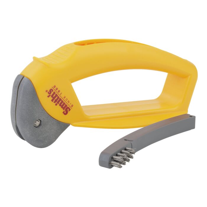 Smith's Plastic Head Yellow Axe and Machete Sharpener