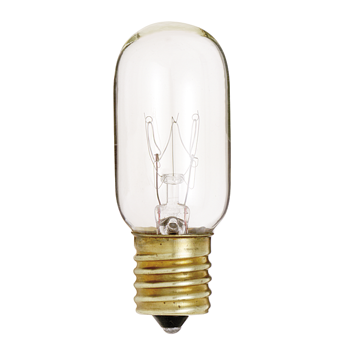 Satco 25 Watt T8 Incandescent - Clear - 2500 Average rated hours - 190 Lumens - Intermediate base - 130 Volt - Carded