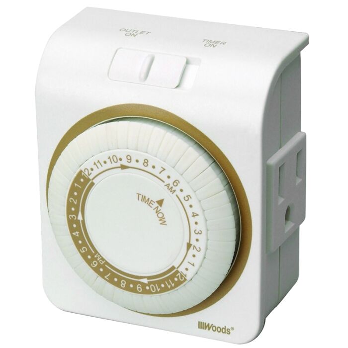 Woods 125V Indoor Mechanical Timer