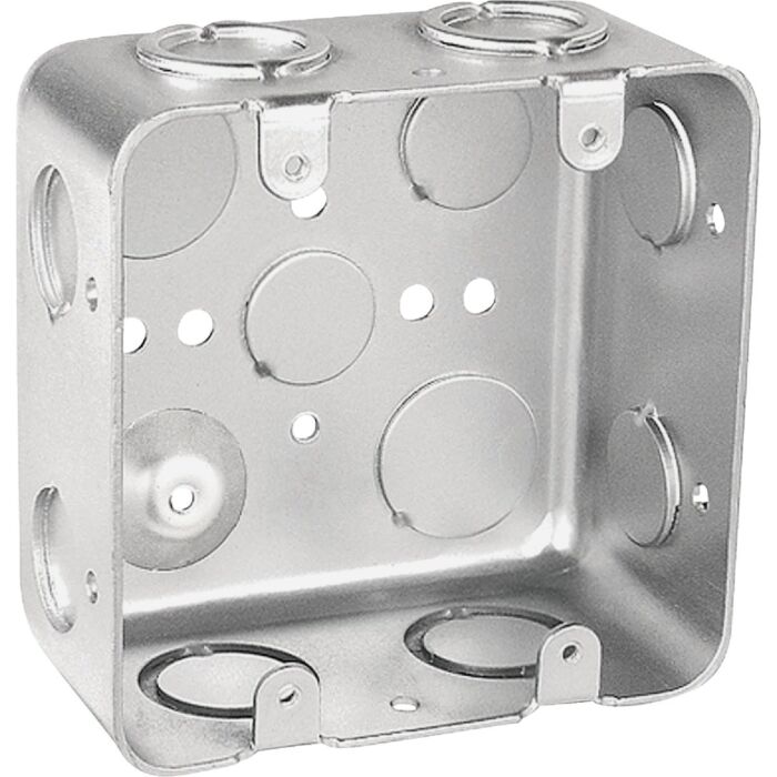 Southwire 2-Gang Steel Drawn Wall Box - 4 in. x 4 in.