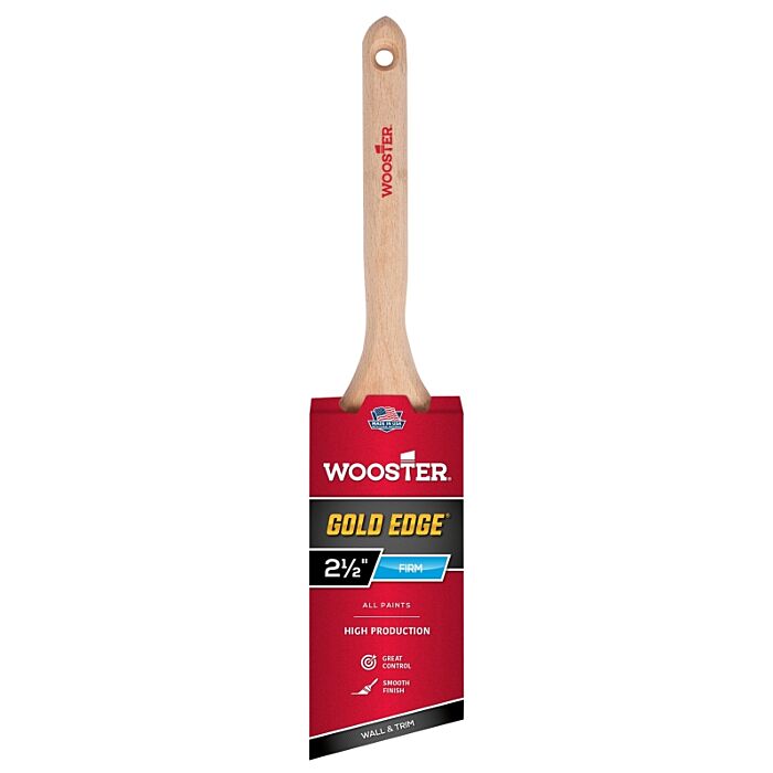 WOOSTER Gold Edge 2-1/2 in. Angle Sash Brush