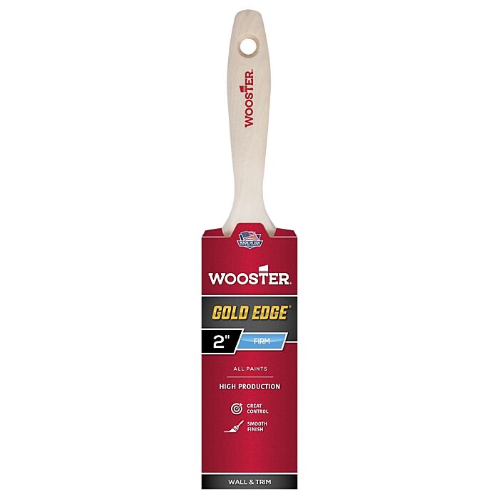 WOOSTER Gold Edge 2 in. Flat Sash Brush