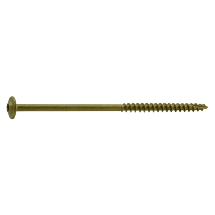 Saber Drive 5/16" x 6" T-30 Star Drive, Construction Lag, XL1500 Coating, Tan (Bulk Box 358 pc)
