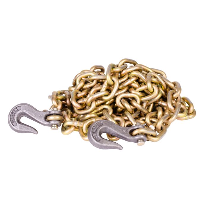 Peerless 3/8 in 20 ft Yellow Zinc Transport Chain