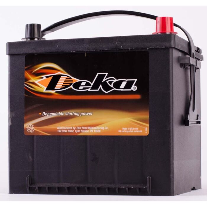Deka Premium 540 CCA Generator/Automotive Battery 12V Top Post Right Positive