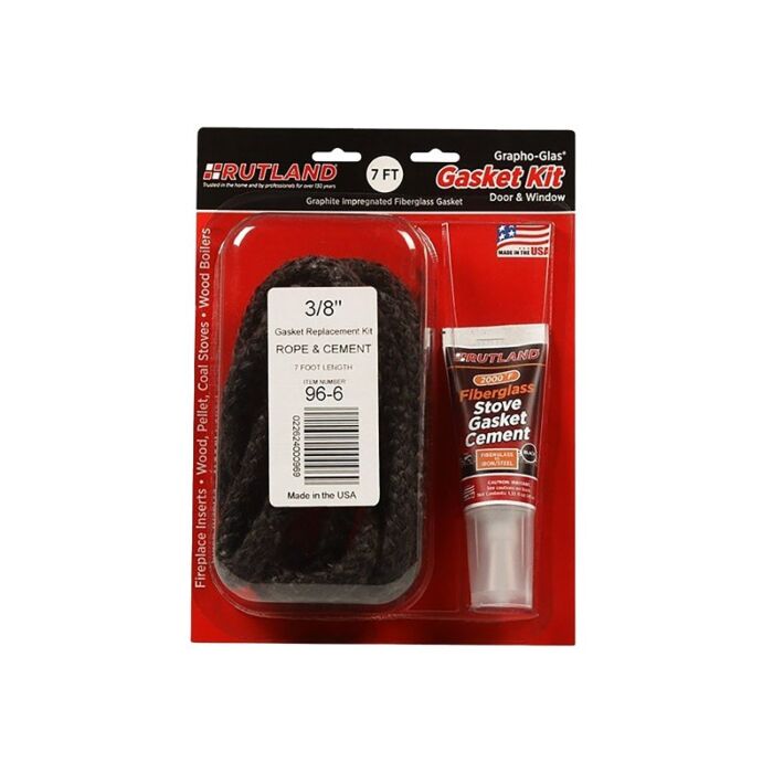 Rutland 96-6 Stove Gasket Kit, 10-1/2 in L, 7-3/4 in W