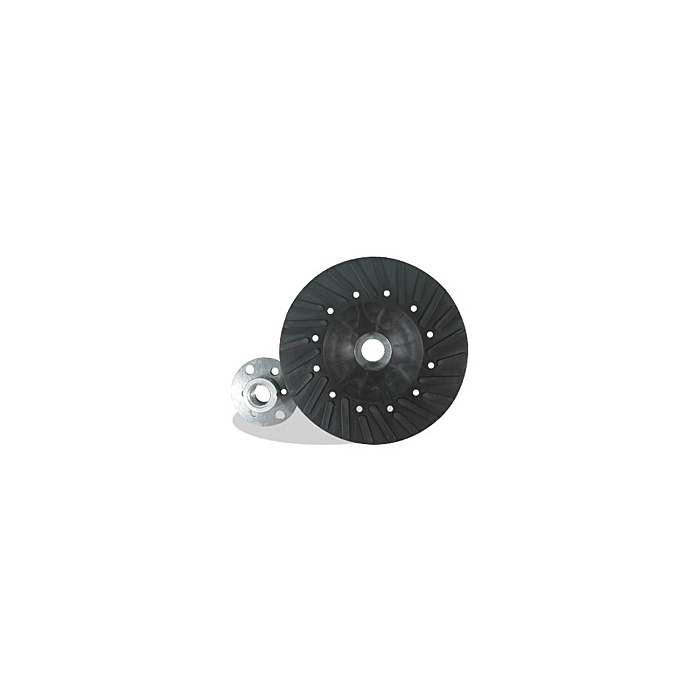 4 x M10 x 1.25 Backup Pad for Fiber Discs, Spiral-Faced