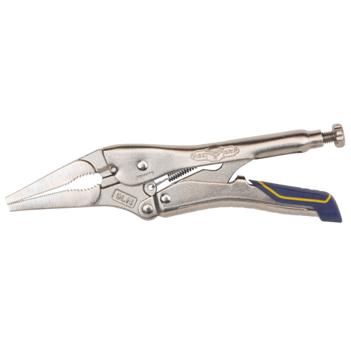 IRWIN Vise-Grip Locking Pliers, Fast Release, Long Nose With Wire Cutter, 9-Inch